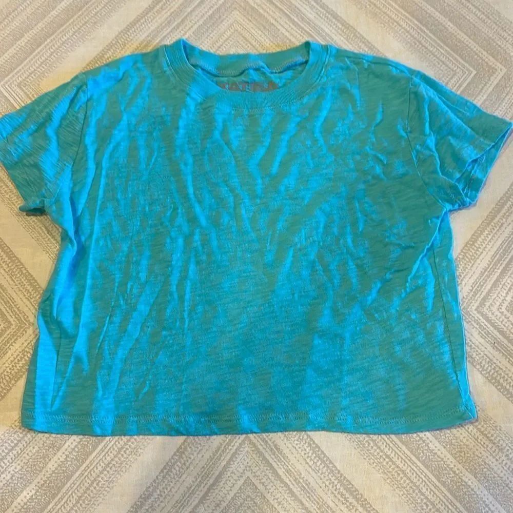 Katie J NYC Girls Turquoise Short-sleeve T-shirt - Size M